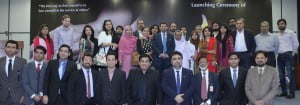 Group photo taken on the occasion of SSGC’s “Ham Qadam” initiative started under its CSR Program