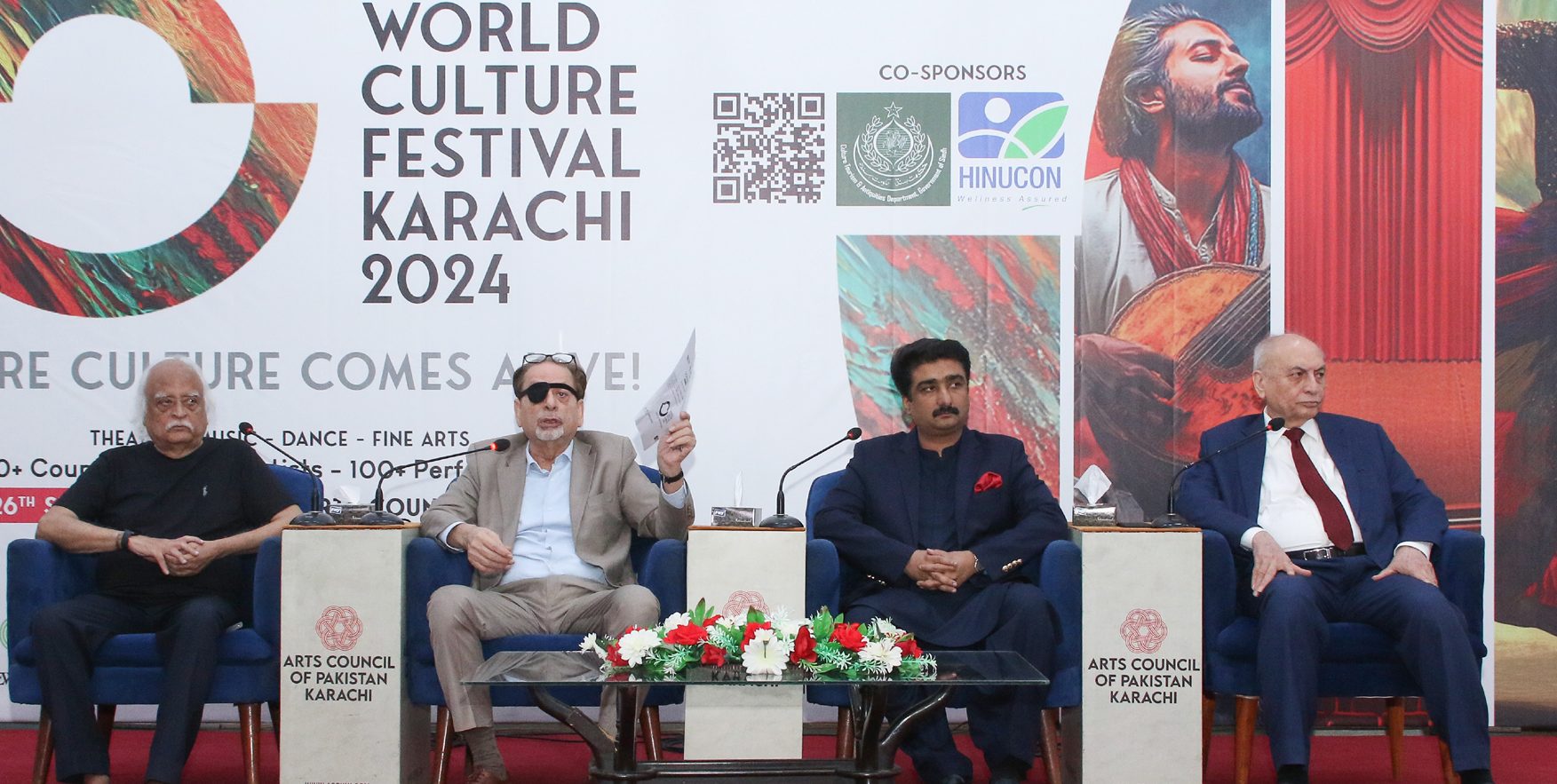 You are currently viewing World Culture Festival, by Arts Council of Pakistan Karachi, will open on 26 September 2024 