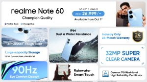Read more about the article realme announced official launch of the Note 60 in Pakistan