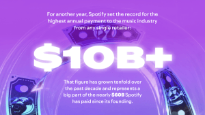 Read more about the article Spotify’s $10 billion milestone and a decade of getting the World to Value Music