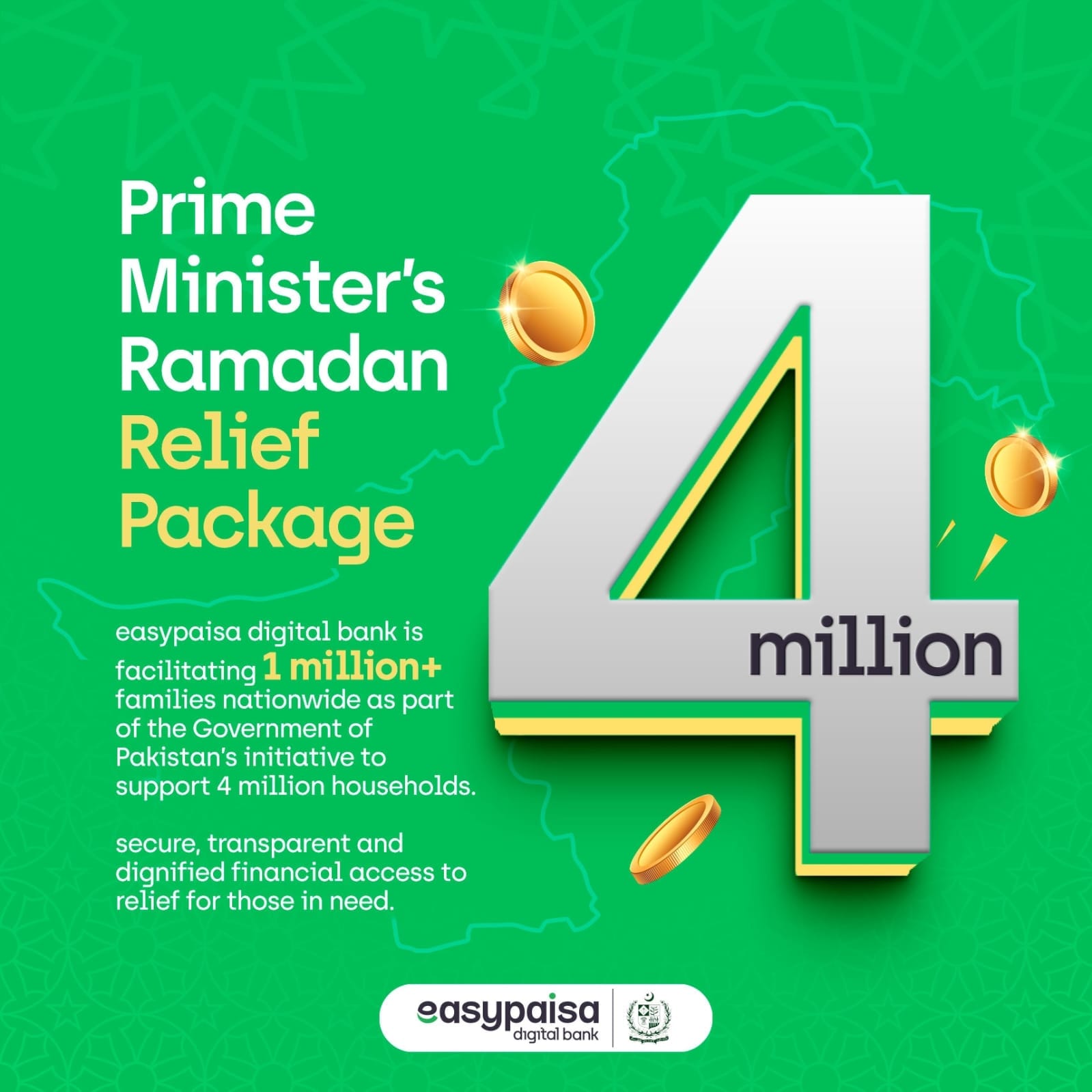 You are currently viewing easypaisa supports GoP in disbursing financial assistance to 1 m+ beneficiaries