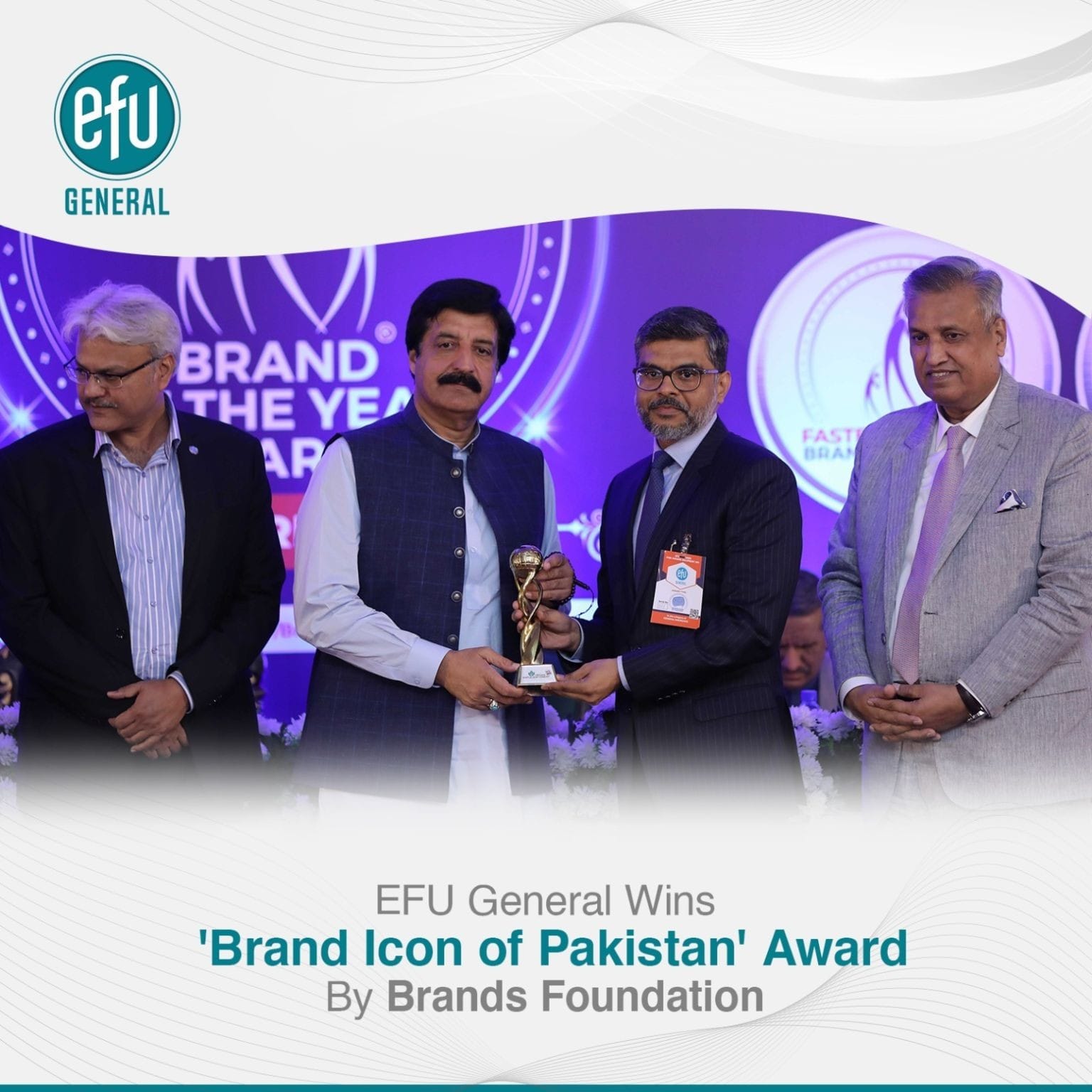 You are currently viewing EFU General wins ‘Brand Icon of Pakistan 2024’ Award