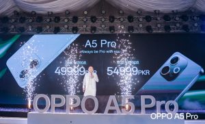 Read more about the article OPPO has launched its latest smartphone, the OPPO A5 Pro, in Pakistan