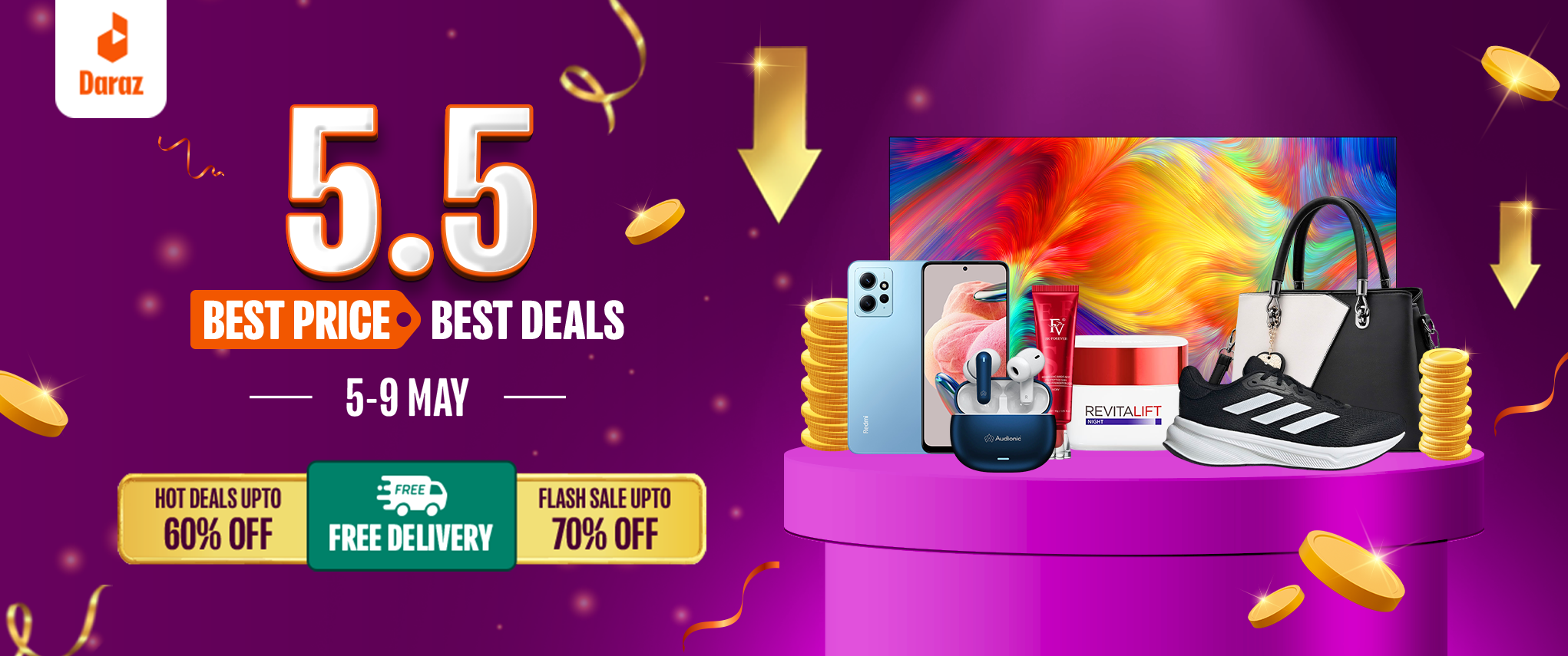 You are currently viewing Deals worth gold await shoppers at Daraz Pakistan’s spectacular 5.5 Best Price Sale!