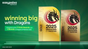 Read more about the article easypaisa wins big at Dragons of Pakistan 2025, secures multiple accolades