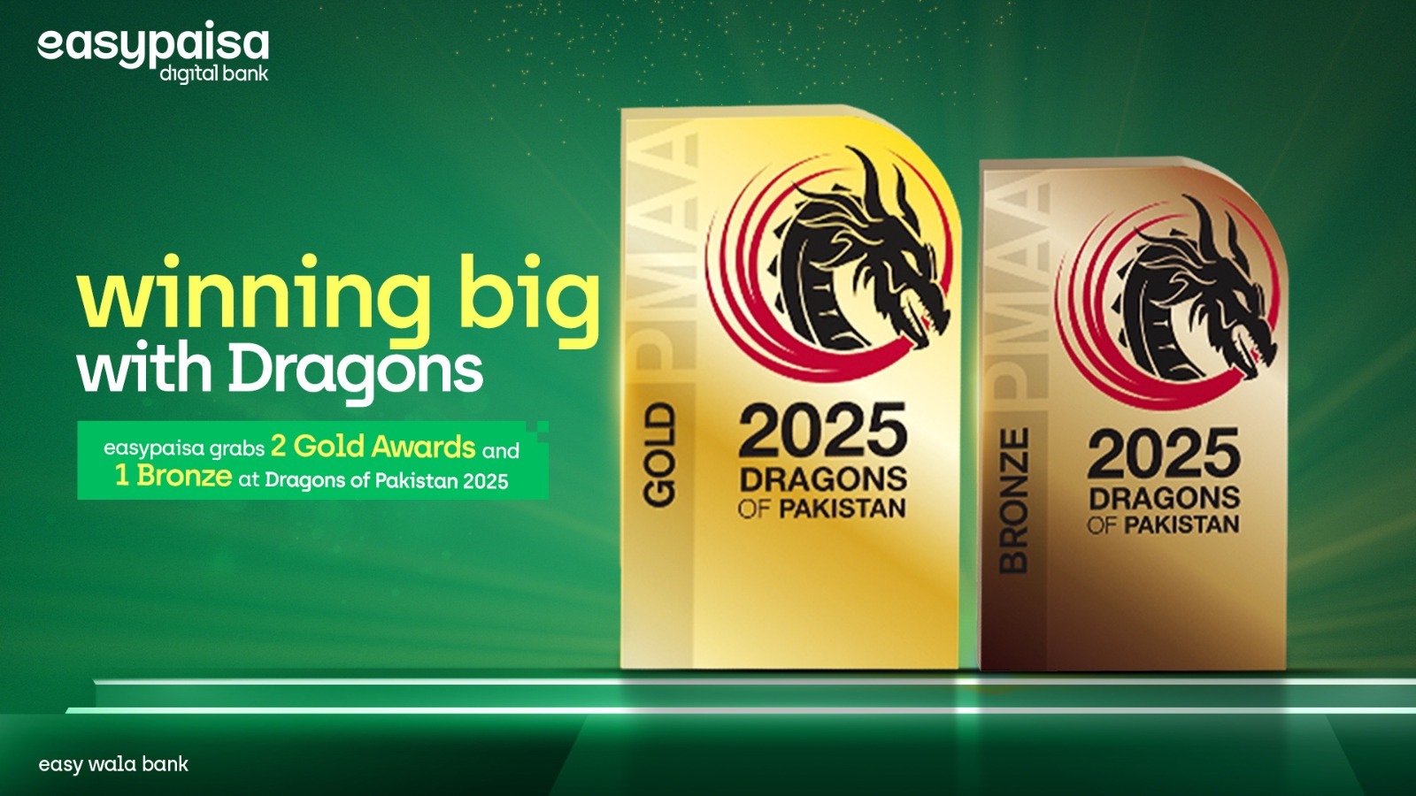 You are currently viewing easypaisa wins big at Dragons of Pakistan 2025, secures multiple accolades