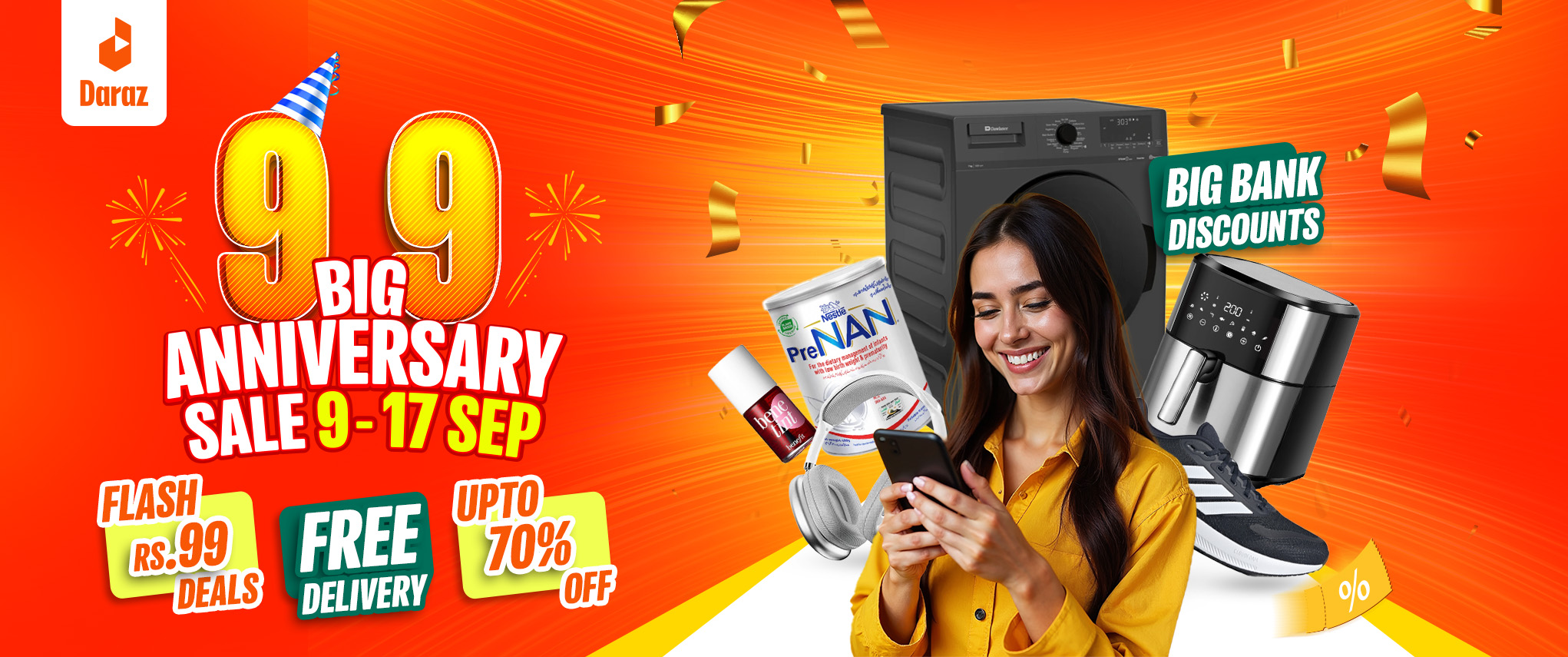 You are currently viewing Daraz Pakistan announces the festive 9.9, a big anniversary sale
