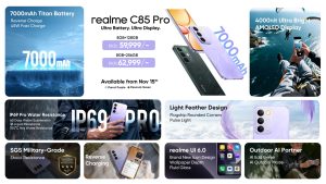 Read more about the article realme C85 Pro officially launched in Pakistan