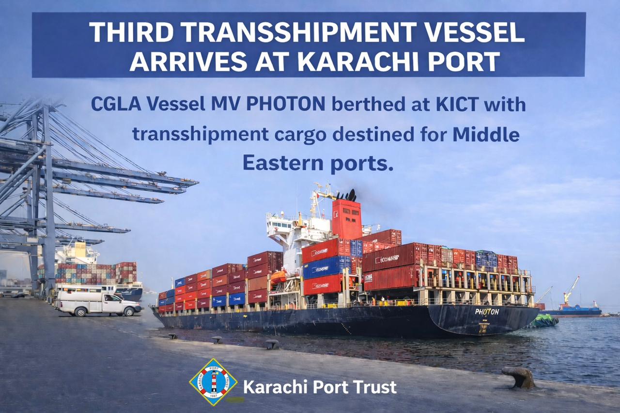 You are currently viewing Karachi Port gets third transhipment vessel during regional disruptions