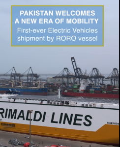 Read more about the article Pakistan marks historic milestone with first RoRo EV shipment