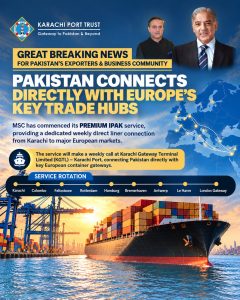 Read more about the article MSC has commenced its premium IPAK service in Pakistan